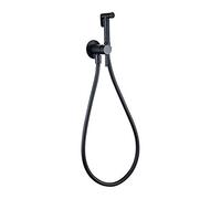 Handheld Bidet Sprayer for Toilet - Easy DIY Installation, Cloth Diaper Kit, Polished Chrome & Matte Black Finish, Adjustable Pressure, Eco-Friendly Hygiene Solution