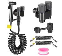 Handheld Bidet Sprayer for Toilet, Muslim Shower Hose Sprayer Kit, Bidet Faucet Sprayer with Double Control Valve, Swivel Bracket, Sealing Tape, Anti-Backflow Hand Shower Bidet Attachment