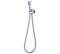 Handheld Bidet Sprayer for Toilet - Wall Mount, All Copper Chrome Finish (Chrome)
