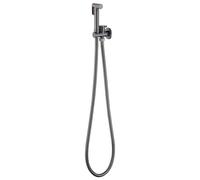 Handheld Bidet Sprayer for Toilet - Wall Mount, All Copper Chrome Finish (Gun Gray)