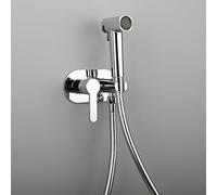 Handheld Bidet Sprayer for Toilets Chrome Bidet Shower Kit with Hot & Cold Water Bidet Spray Nozzle and Hose Bathroom Hygiene Accessory