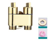 Handheld Bidet Sprayer Kit Bathroom Bidet Sprayer Faucets Toilet Hand Spray Brass Set Self Cleaning Shower Gold(Color 1)