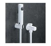 Handheld Bidet Sprayer Kit for Toilet - Wall Mounted Cold Water Baby Cloth Diaper Sprayer, 59 Inch Hose, Durable White ABS, Easy Install Bathroom Hygiene Tool