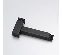 Handheld Bidet Sprayer, Single Cold Faucet with Push-Button, Matte Black Solid Brass Douche Kit, Square Shower Set