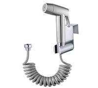 Handheld Bidet Sprayer Toilet Bathroom with Spring Hose Wall BracketSet, Closestool, Squatting Pan, Water Flower, Floor Cleaning Cloth Diaper for Bathroom Hygiene