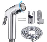 Handheld Bidet Sprayer Toilet Bathroom with Wall Bracket Hose Set, Closestool, Squatting Pan, Water Flower, Floor Cleaning Cloth Diaper for Bathroom Hygiene