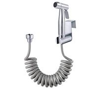 Handheld Bidet Sprayer Toilet with Water Tank Hook and 59in ABS Flexible Telescopic Shower Hose for Bathroom Douche Diaper Cleaning, Pet Bath, Closestool, Squatting Pan, Floor Cleaning