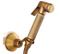 Handheld Bidet Sprayer Wall-Mounted Antique Brass Bidet Sprayer