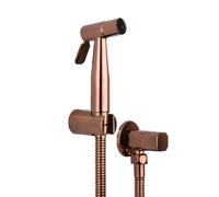Handheld Bidet Sprayer with 1.5M Hose Stainless Steel Wall-Mounted Bidet Spray Kit Rose d Finish Easy Installation Hygienic Bathroom Solution
