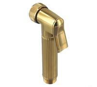 Handheld Bidet Sprayer with Trigger Control, Chrome Finish Zinc Alloy Muslim Shower Head Shattaf for Toilet Washing and Bathroom Hygiene(Gold)