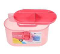 Handheld Box for School Season Decor, Portable Plastic Desktop Organizing