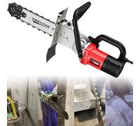 Handheld Brushless Chainsaw,Electric Concrete Chain Saw,Diamond Chain Wall Cutte with Water Fed Dust Suppression,with 1 Chains/1 Guide Bar K350