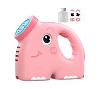 Handheld Bubble Machine - Elephant Shape Blower, Lightweight Abs with Easy Grip, Fun Outdoor Bubble Blow Four | Portable Play Equipment for Boys and Girls Kids Adults Party Beach Park Garden