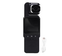Handheld Camera 1.54 Inch Screen 1080P Anti Shake Rechargeable Handheld Action Camera with 180° Rotating Lens for Cycling Sports