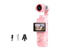 Handheld Camera with 32GB Memory Card, SINGLE CAMERA, D SINGLE CAMERA | Real-Time Framing Preview, Automatic Face Tracking, Joystick and Button Controls for Vlogs and Everyday Filming
