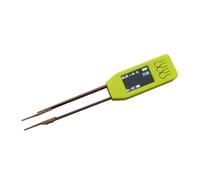 Handheld Capacitance Resistance Meter Tweezer, DIY Bridge Instrument with Color Display, 3 Test Frequencies 100Hz 1kHz 10kHz, Measures Diodes Q D Factor, 3.94x5.91x1.57inch