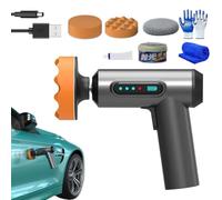Handheld Car Polisher, Clear Coat Scratch Repair Kit, Dual Action Cordless Car Polishing Machine, Wireless Car Detailing Waxing Buffer Set with 3 Pads, 2000mah Rechargeable Battery, 20000 Rpm Speed(Po