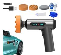 Handheld Car Polisher, Clear Coat Scratch Repair Kit, Dual Action Cordless Car Polishing Machine, Wireless Car Detailing Waxing Buffer Set with 3 Pads, 2000mah Rechargeable Battery, 20000 Rpm Speed(Po