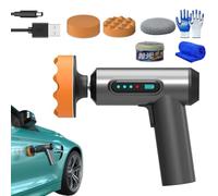 Handheld Car Polisher, Clear Coat Scratch Repair Kit, Dual Action Cordless Car Polishing Machine, Wireless Car Detailing Waxing Buffer Set with 3 Pads, 2000mah Rechargeable Battery, 20000 Rpm Speed(Po