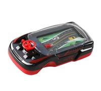 Handheld Car Racing Games For Kids,Racing Car Breakthrough Adventure Game Machine - Two Player Mode, Steering Wheel Interactive Educational Learning Race Truck