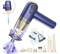 Handheld Car Vacuum Cleaner, 15000Pa Powerful Vacuum Cleaner Cordless, 3 in 1 Lightweight Vacuum & Blower Dust Buster, LED Display, USB Rechargeable Mini Cleaner for Car, Home and Pet Hair Cleaning