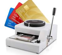Handheld Card Embossing Machine for Raised Letters & Numbers, PVC Card Imprinting Device, Manual Bump Code Printer for Membership Cards, Easy to Use