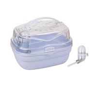 Handheld Carrier for Small Pet Ventilable Transparent-Carry Cage Portable Carriers for Hamsters Small Animal Travel-Case Pet Carrier