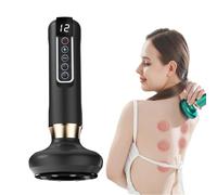 Handheld Cellulite Massager, Anti Cellulite Massage Tool, Cupping Kit for Massage Therapy, Cupping Machine, Cellulite Massager with 12 Suction Modes, Rechargeable & Cordless Varially (Grey)