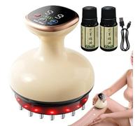 Handheld Cellulite Massager - Cellulite Remover Massager | Red Light Facial Cleansing Brush, Body Sculpting Tool with 9 Level Adjustment for Abdomen Thighs