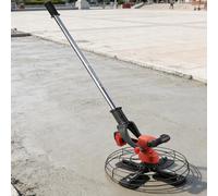 Handheld Cement Wall Smoothing Machine, 40-300 R/Min Brushless Motor, Electric Plaster Trowel for Factory Buildings Parking Lots