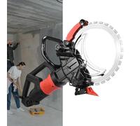 Handheld Chainsaw 3000Rpm Concrete Ring Saw,29Cm Depth Electric Ring Saw Wall Cutting Machine, 16In Electric Concrete Saw Concrete Cutter,Toroidal Electric Concrete Saw