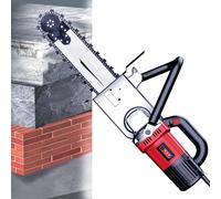 Handheld Chainsaw 7800W/8800W Concrete Saw, Electric Concrete Saw,7500 RPM Electric Concrete Chain Saw, Electric Diamond Chain Wall Cutter, with Water Fed Dust Suppression,Depth48Cm