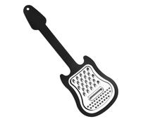 Handheld Cheese Grater - Stainless Steel Lining | Cheese Shredder Tool in Guitar Style, Metal Fruits and Crusher for Potatoes, Kitchen Preparation Devices and Cooking Accessories