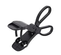 Handheld Cherry Pitter Tool, ABS Portable Double Opening Olive Pitter Cherry Seed Remover for Kitchen Cake Shop (Black)