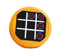Handheld Chess Game - Noughts and Crosses Game Portable Family Board Games - Handheld Puzzle Game Console Funny Strategy Board Games for Home Travel