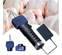 Handheld Chicken Feather Plucker, Rechargeable Automatic Poultry Plucker with Adjustable Cone Head Gap, 3-Hour Battery Life, Easy Feather Removal for Ducks and Geese