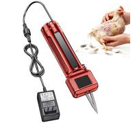 Handheld Chicken Plucker Machine, Electric Poultry Feather Remover With Stainless Steel Cone Head, Waterproof, Adjustable Tightness, For Removing The Pin Feathers, For Goose, Turkey, Bird, Duck