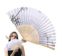 Handheld Chinese Folding Fan | Ancient Paper Fan | Chinese Handheld Foldable Paper Fan for Bedroom, Offices, Home, Wedding Events