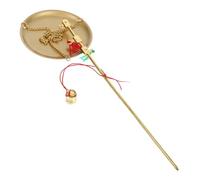 Handheld Chinese Scale 100g Galvanized Metal, Accurate Weighing | Golden Vintage Style, No Batteries Required, for Herbs, Jewellery Shops, Coffee Beans