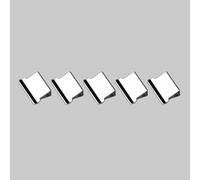 Handheld Clamp, Portable Handheld Paper Clam Clip, Pusher Refill Clips Stationery Binder Pusher Dispenser Clips for Fixing Test Papers Book, Paper Clipper for Desk File Office Home(50Pcs Refill Clips)