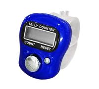 Handheld Clicker Counter, Electronic Tally Counter Device, 2x2inch Small Finger Clicker for Counting, Lightweight Design with Easy Button, Sports Tool for Workouts & Events, Score Tracker for School