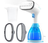 Handheld Clothes Steamer, 1500W Fast Heat-Up, 280ml Detachable Water Tank, Portable Garment Steamer for Wrinkle Removal, Vertical & Horizontal Steam Iron for Home, Travel & Office