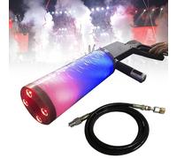 Handheld CO2 Jet Blaster,CO2 Cannon Smoke Machine with RGB LED Lights,Carbon Dioxide Column Gun Stage Effect Equipment for Events/Wedding/Concert/Party/Club