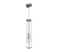 Handheld Coffee Frother - USB Rechargeable Milk Whisk, 2 in 1 Foam Maker | Portable Frothing Wand for Cappuccino & Lattes, Baristas Milk Mixer, Whisk Blender for Creamy Coffee, 3x3x26cm