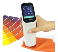 Handheld Color Difference Tester, Digital Colorimeter with 2.4" Touch Screen, Supports Android/iOS/Wins, for Textiles, Paint, Printing Industries