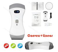 Handheld Color Doppler Ultrasound Convex+Linear 2 Probes IOS Android Wireless