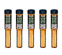 Handheld Colour Smoke Effect - 90 Seconds - 5 Pack - Outdoor Visual Use - Multiple Colours (Orange)