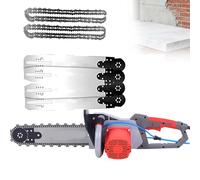 Handheld Concrete Saw, Electric Concrete Chainsaw Wall Cutter Machine 6500w 6000 RPM, 14 in (35 Cm) Depth 90% Less Du-st for Reinforced Concr-ETE Cement, Ergonomic Dual Handle(4+4,350mm)