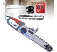 Handheld Concrete Saw, Electric Concrete Chainsaw Wall Cutter Machine 6500w 6000 RPM, 14 in (35 Cm) Depth 90% Less Du-st for Reinforced Concr-ETE Cement, Ergonomic Dual Handle(2+2,350mm)