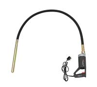Handheld Concrete Vibrator, 1500W Electric Concrete Vibrating Tool with 2m Shaft Rod, 1Hp 4200RPM Industrial Vibrating Poker Vibrator Self-Locking Switch Cement Vibrarator
